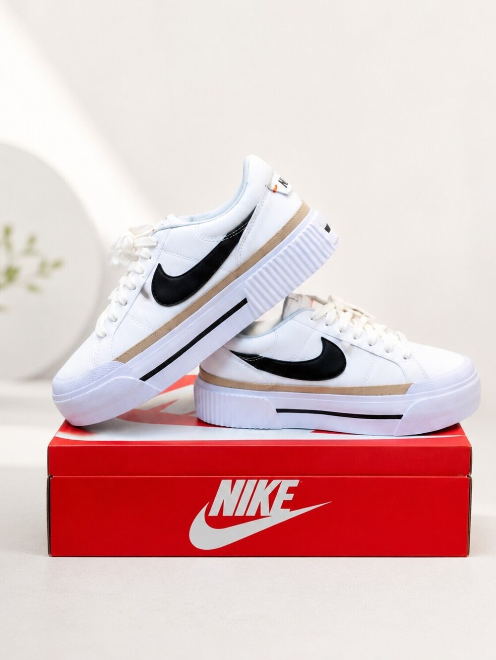 Nike Women's Court Legacy Lift Platform Shoes